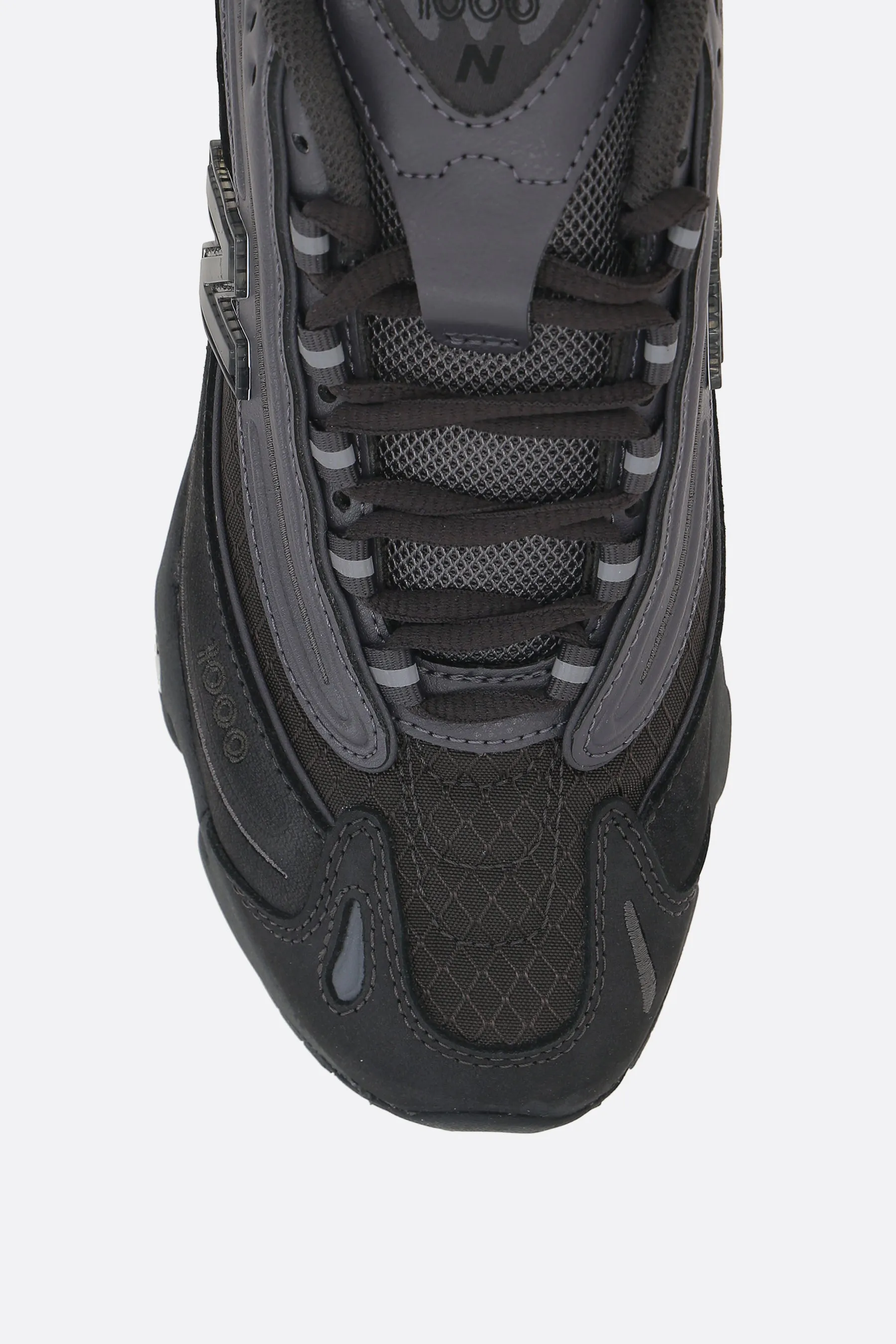 1000 sneakers in mesh and nabuk