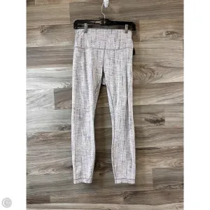 Athletic Leggings By Lululemon In Grey, Size: M