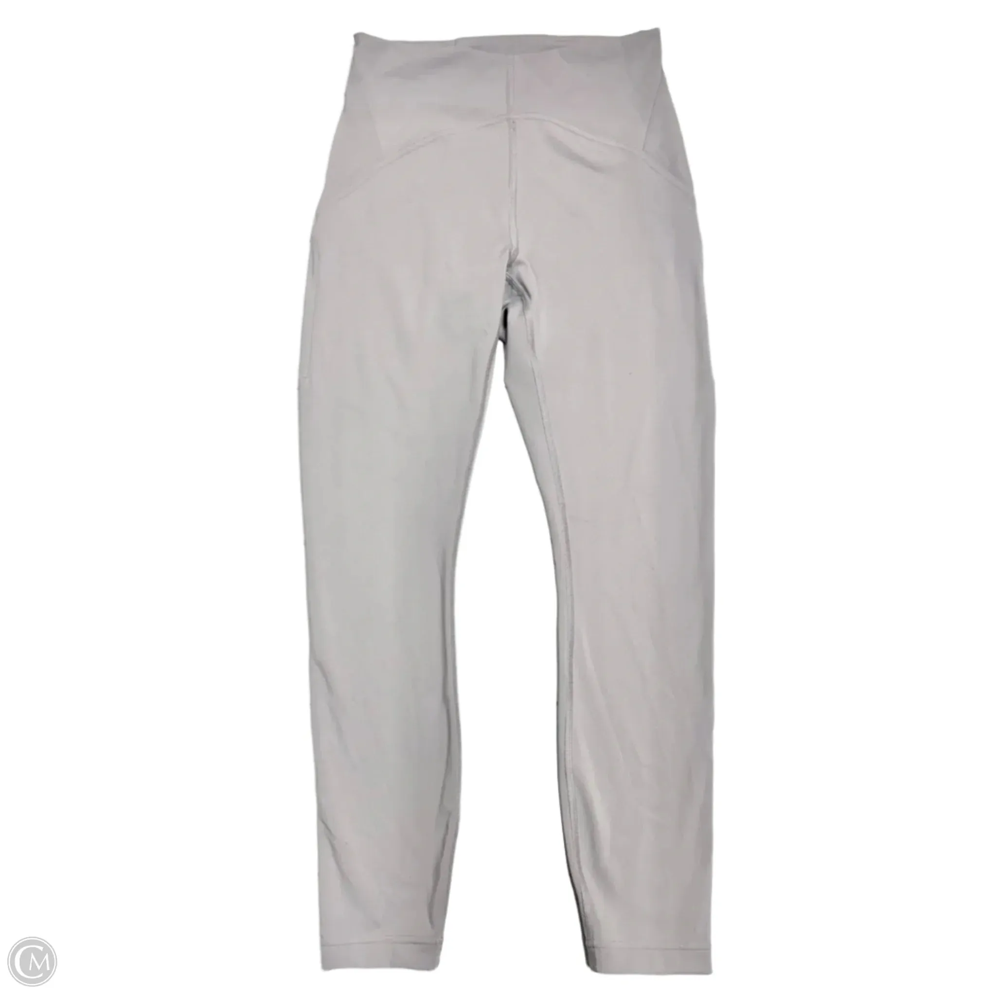 Athletic Leggings By Lululemon In Grey, Size: S