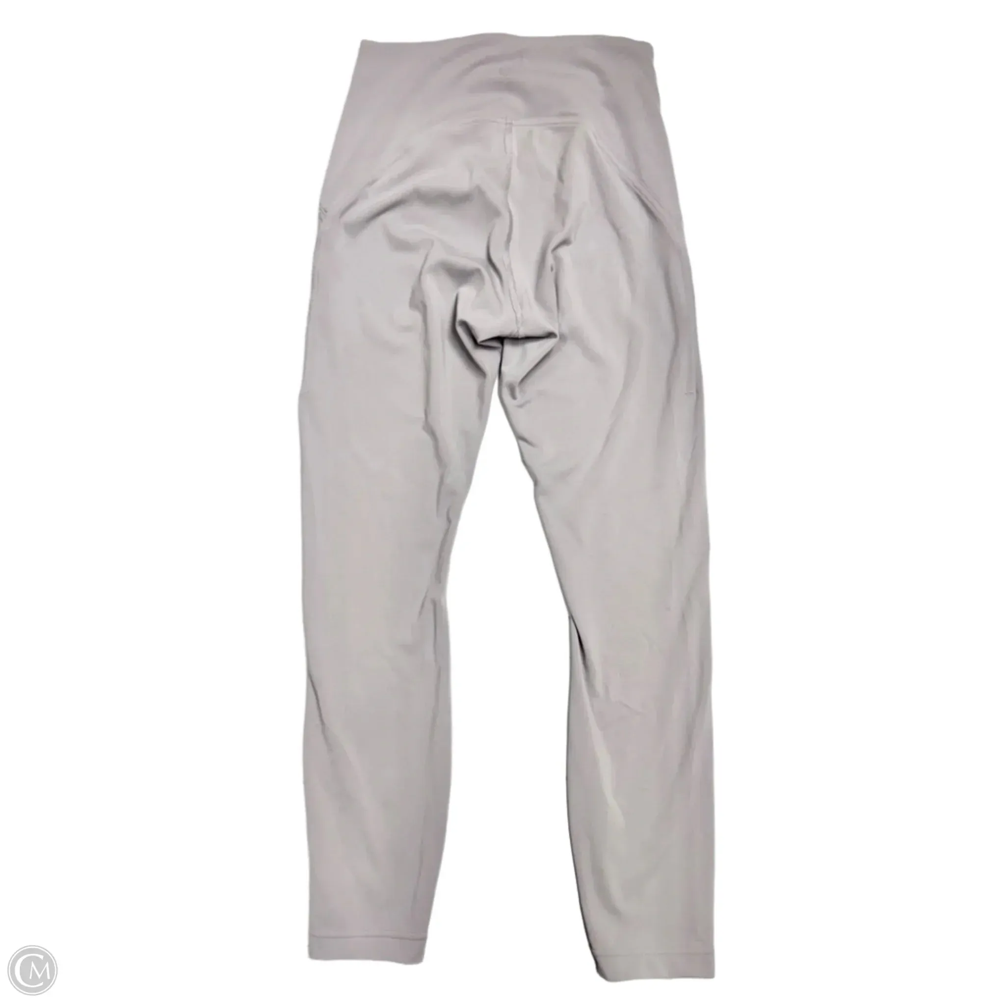 Athletic Leggings By Lululemon In Grey, Size: S