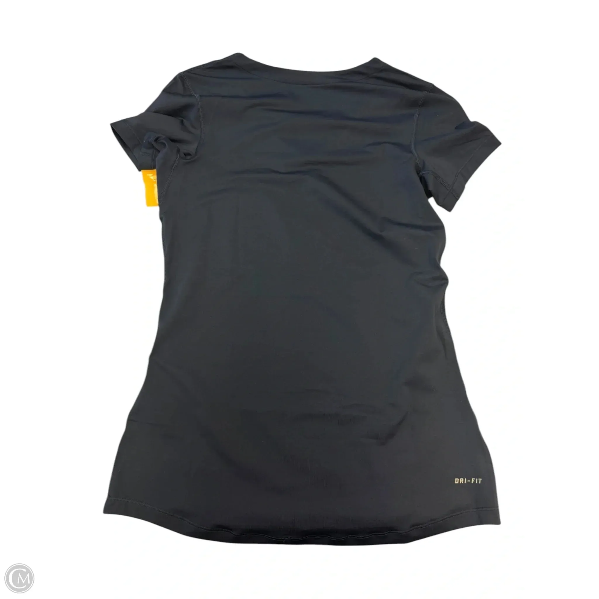 Athletic Top Short Sleeve By Nike In Navy, Size: M