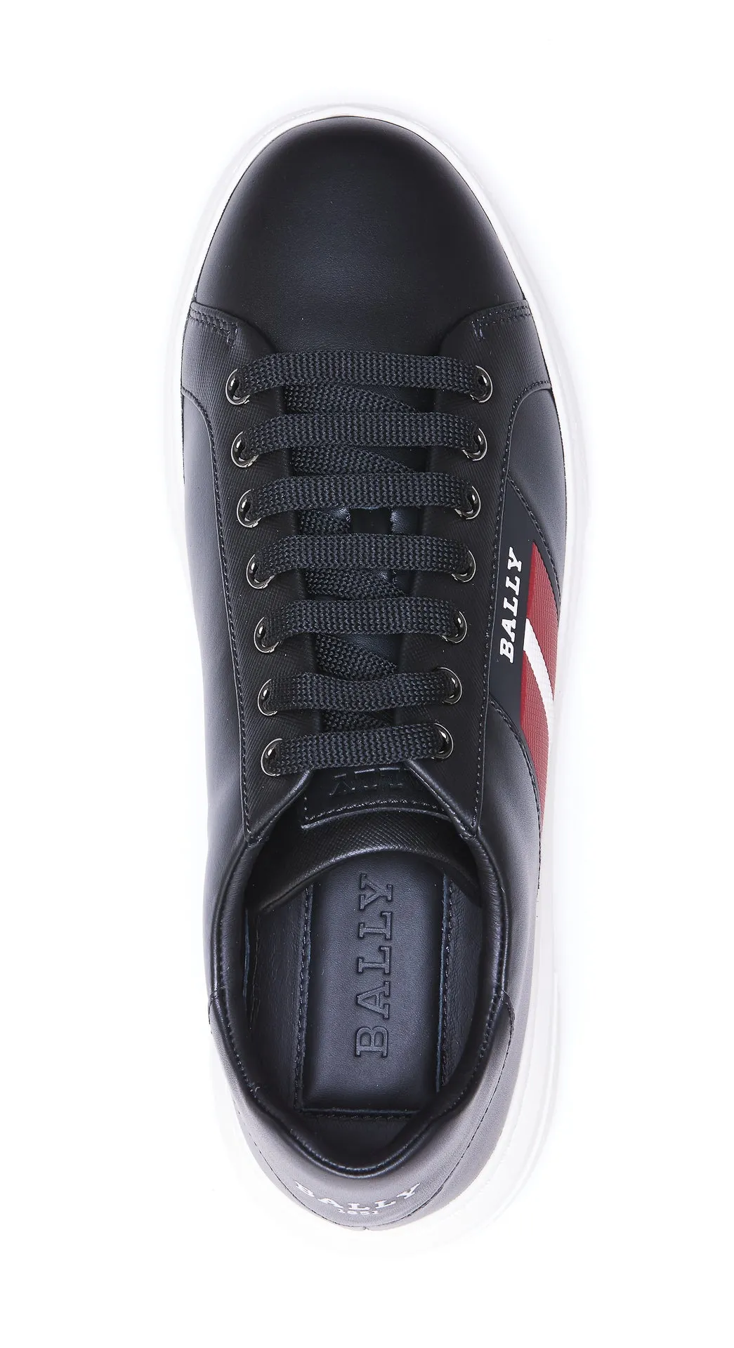 Bally Logo Monogram Round Toe Low-Top Sneakers