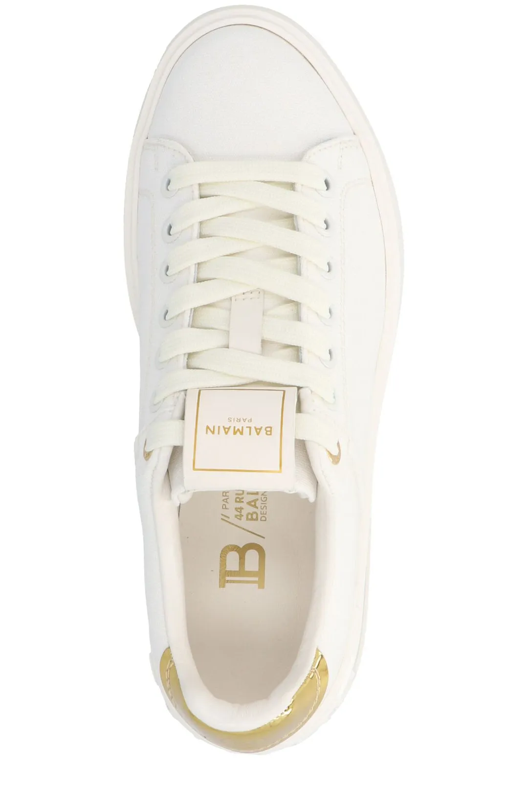 Balmain B-Court Lace-Up Sneakers