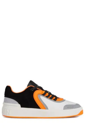 Balmain Panelled Lace-Up Sneakers