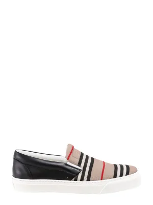 Burberry Icon Stripe Slip-On Sneakers