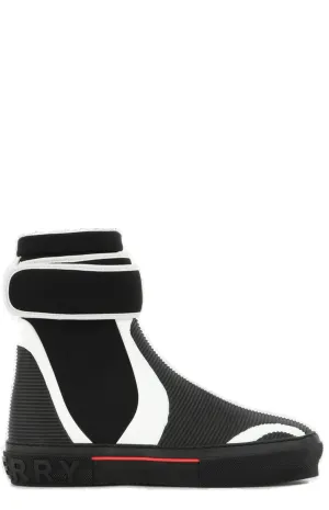 Burberry Sub High-Top Zipped Sneakers