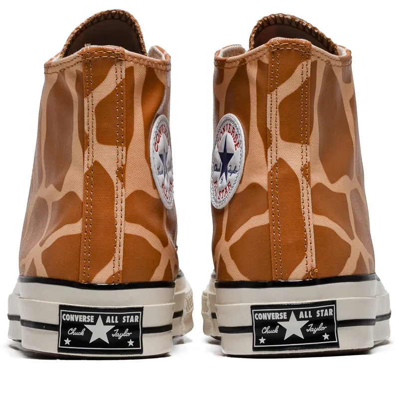 Converse Chuck 70 Glow-In-The-Dark Giraffe Print - Ginger Snap/Egret
