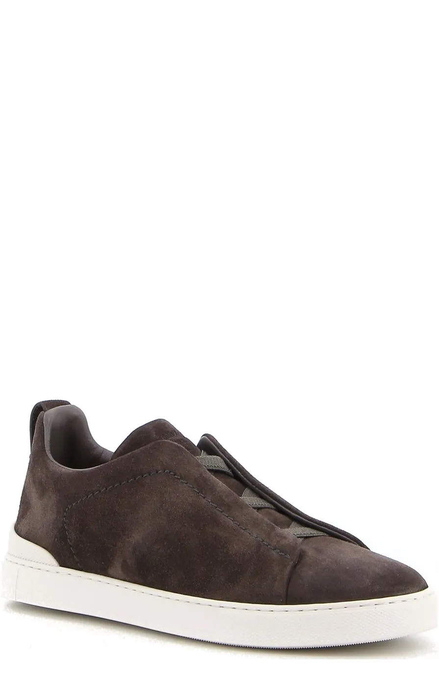 Ermenegildo Zegna Banded Slip-On Sneakers
