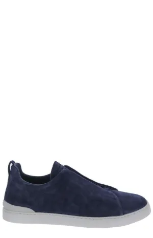 Ermenegildo Zegna Banded Slip-On Sneakers
