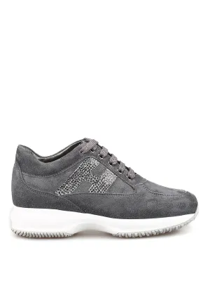 Hogan Logo Embellished Low-Top Sneakers