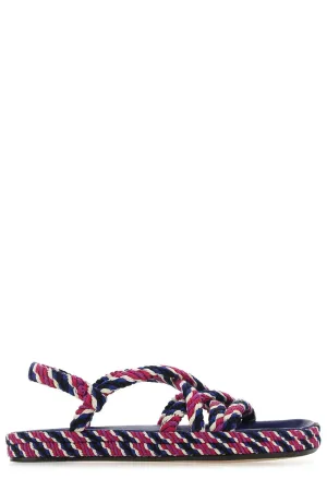Isabel Marant Rope Detailed Slingback Sandals