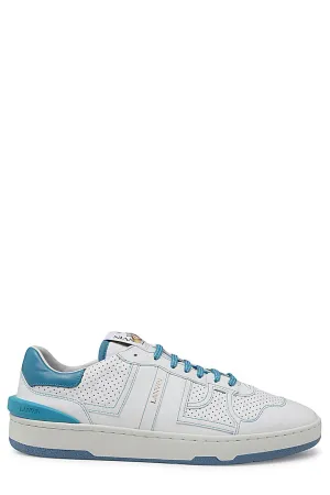 Lanvin Perforated-Panel Low-Top Sneakers