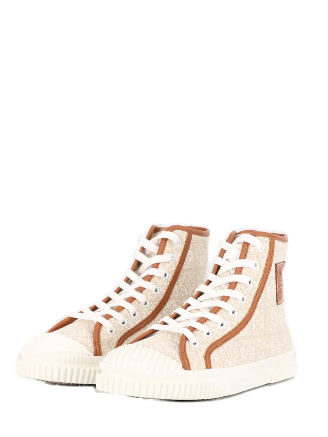 Loewe Anagram Jacquard High-Top Sneakers