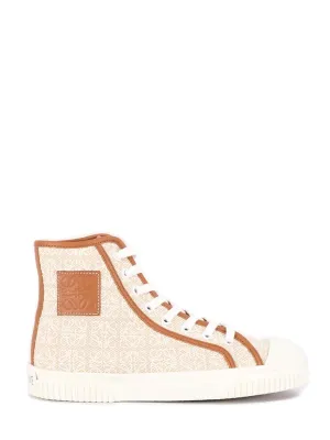 Loewe Anagram Jacquard High-Top Sneakers