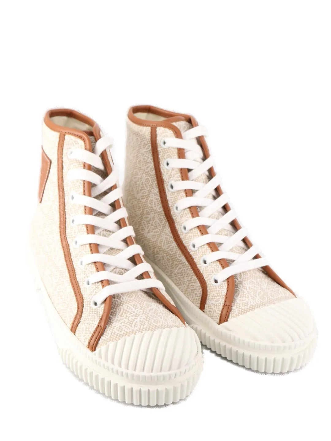Loewe Anagram Jacquard High-Top Sneakers