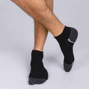 Lot de 3 socquettes noires sport sneakers Homme Dim Sport