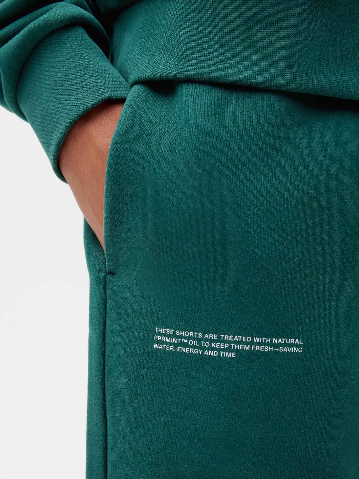 Mens 365 Midweight Long Shorts—foliage green