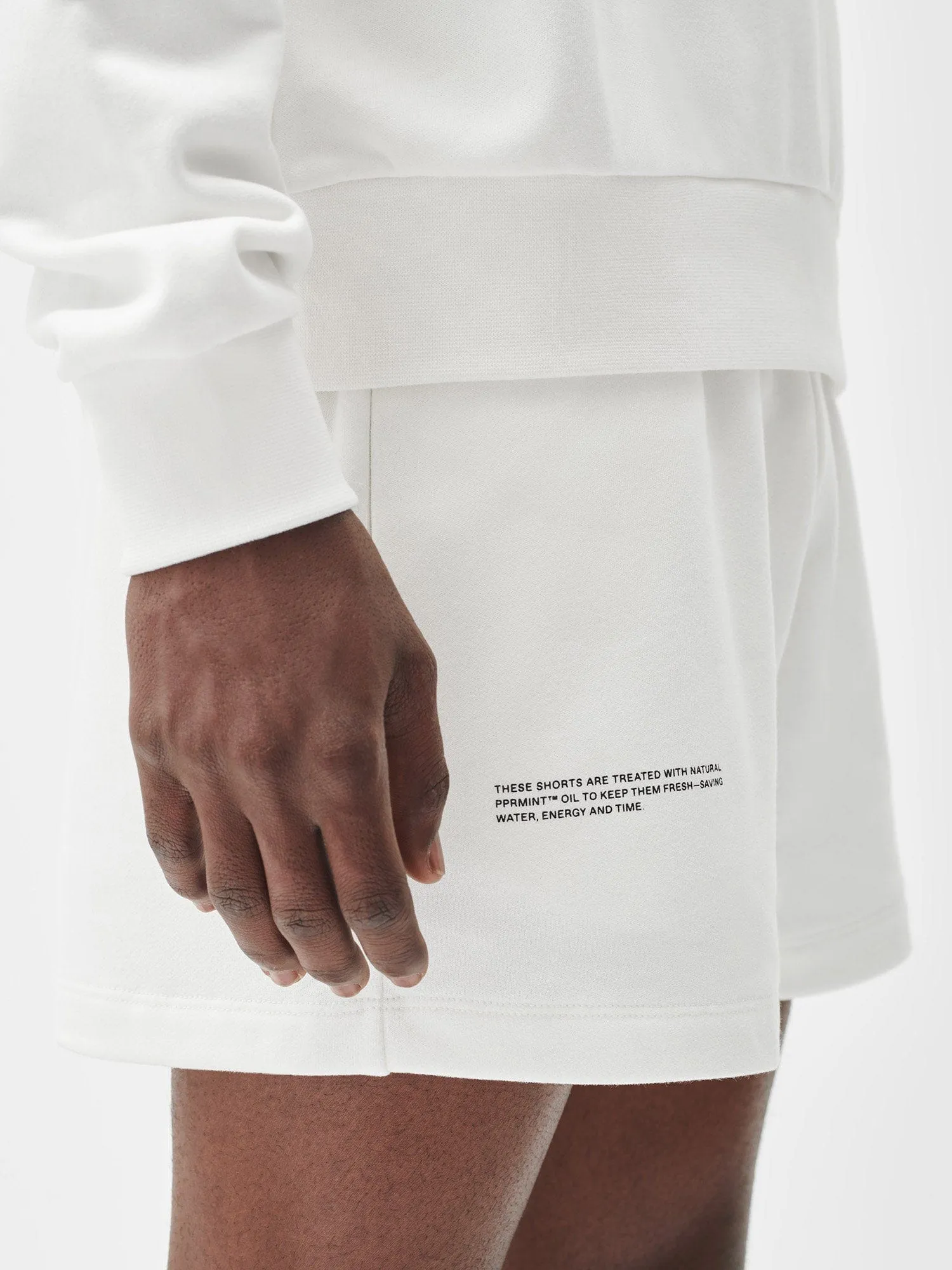 Mens 365 Midweight Shorts—off-white