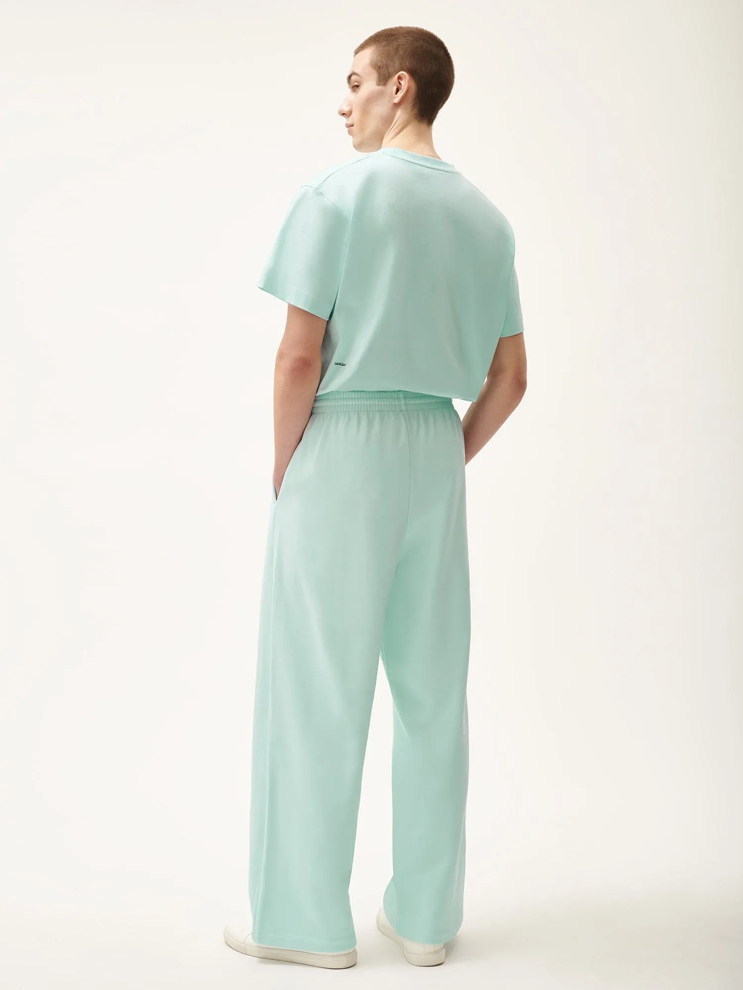 Mens 365 Midweight Straight Leg Track Pants—reflect blue