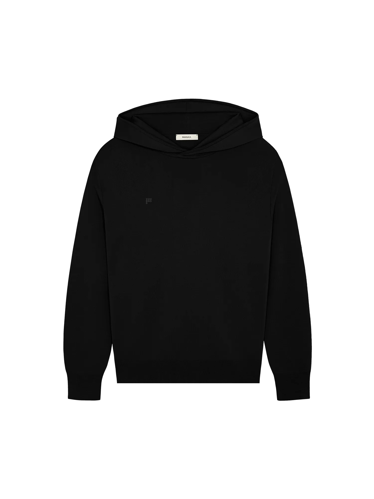 Mens DNA Regenerative Merino Wool Hoodie—black