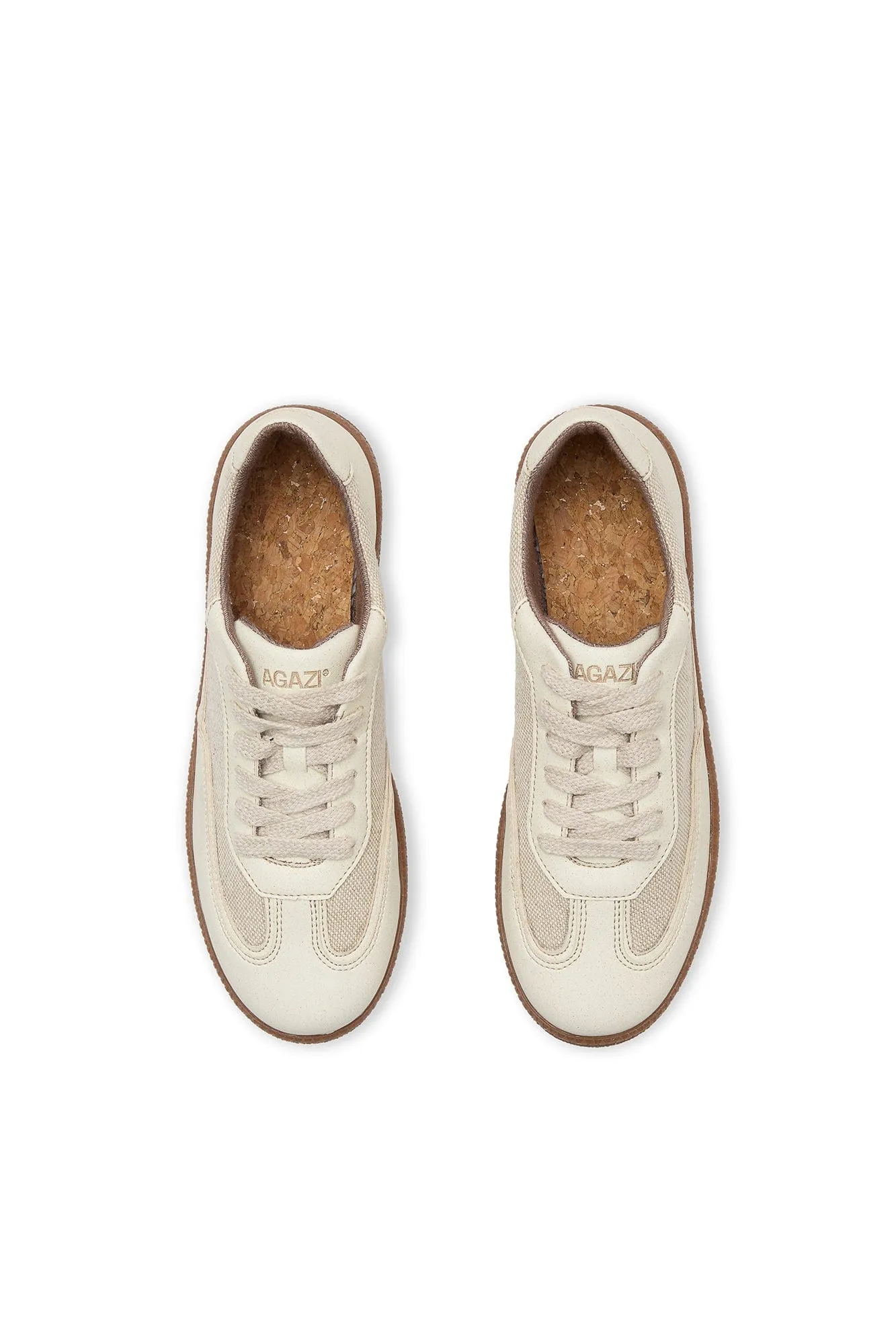 Nomad Sun Vegan Apple Leather Sneakers | Beige