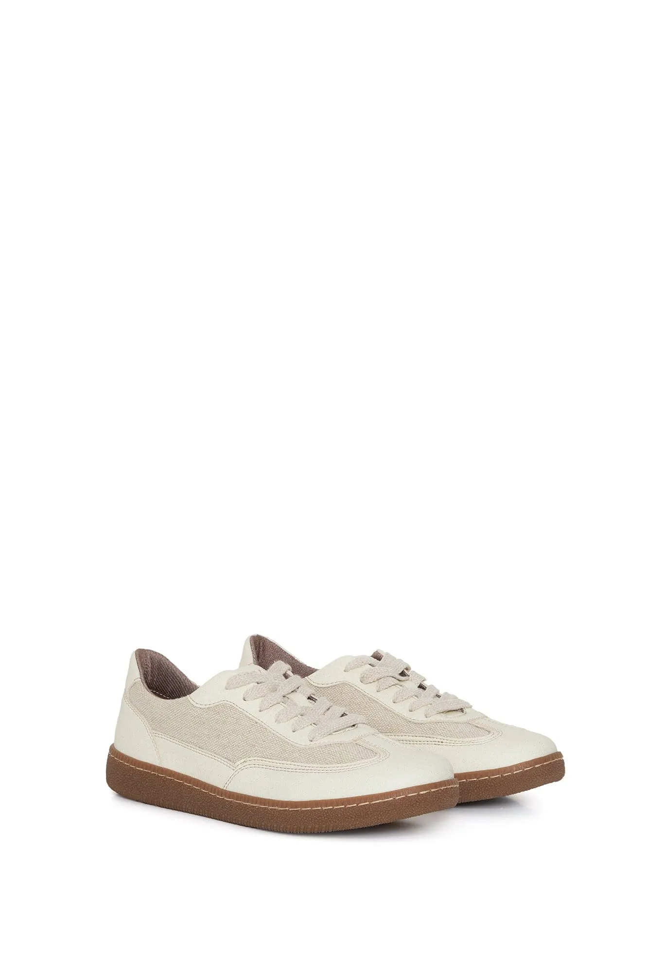 Nomad Sun Vegan Apple Leather Sneakers | Beige