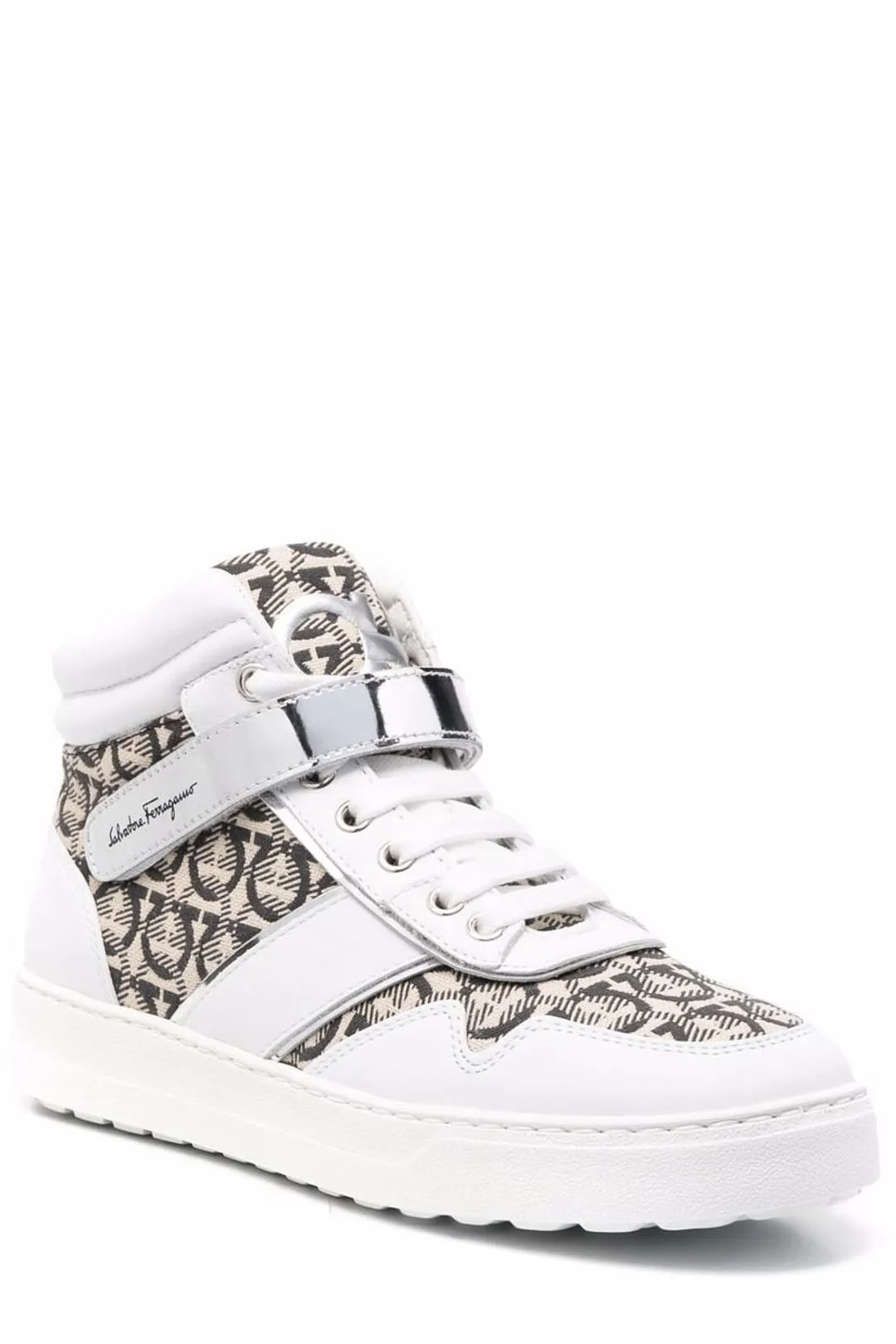 Salvatore Ferragamo Noè High-Top Sneakers
