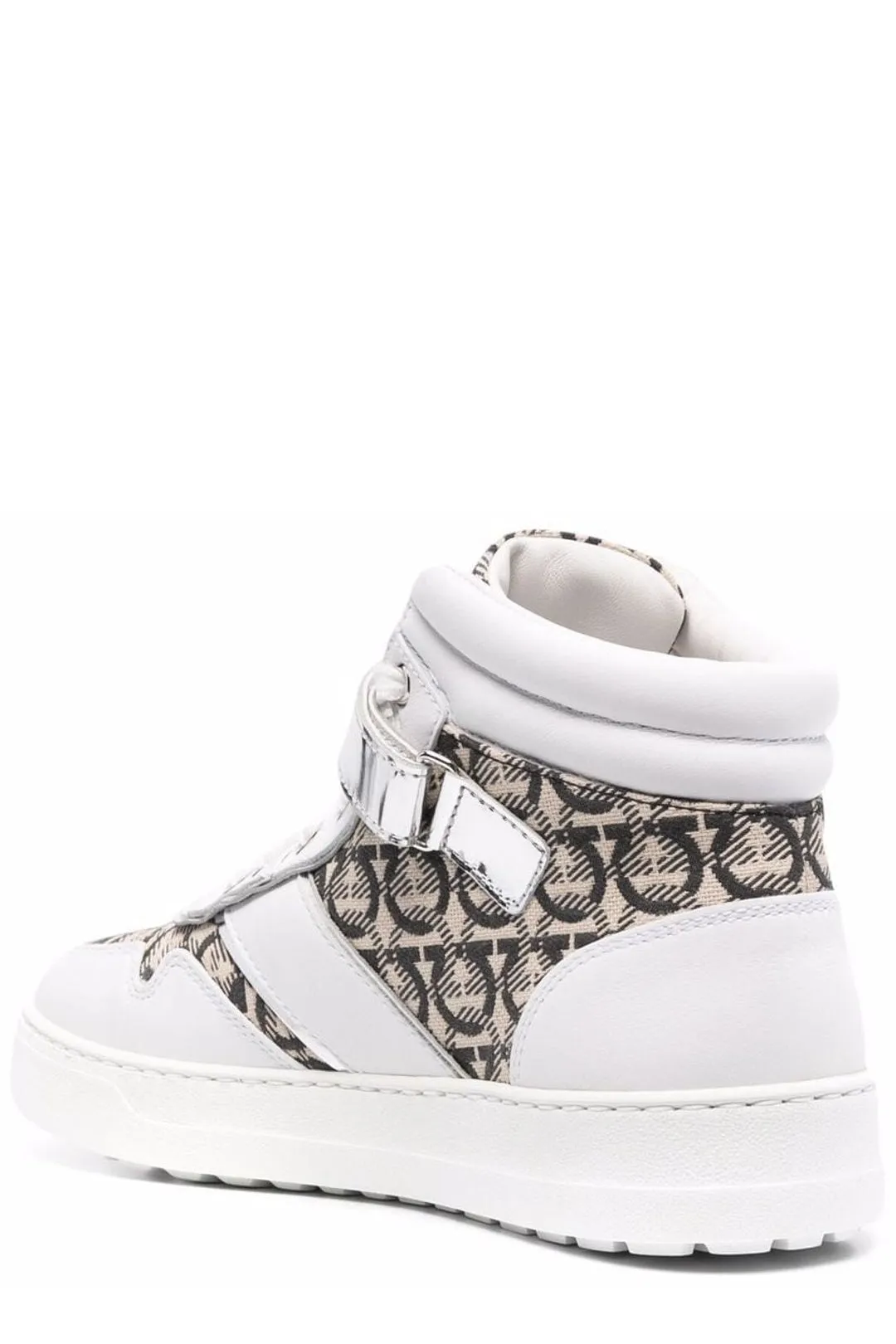 Salvatore Ferragamo Noè High-Top Sneakers