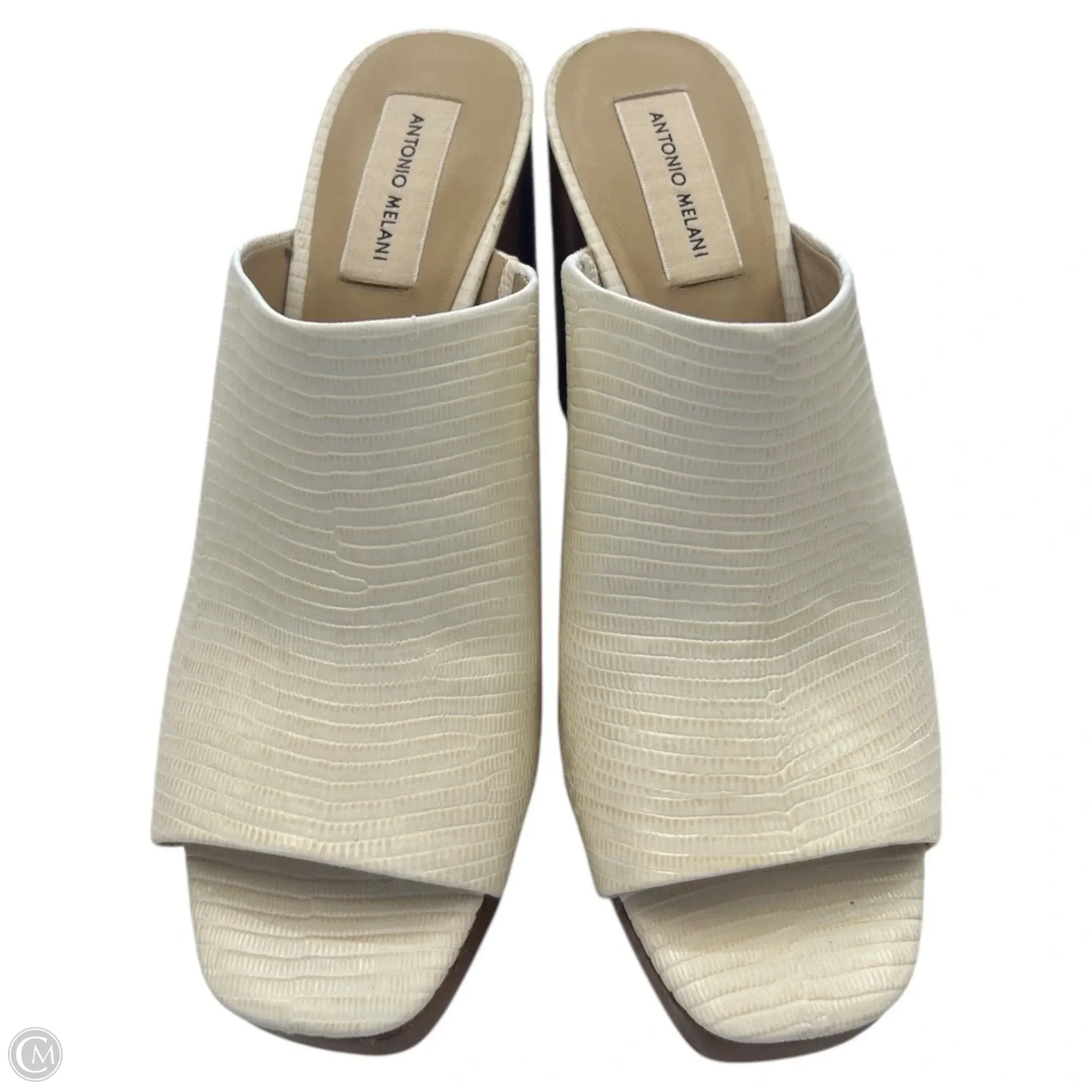 Sandals Heels Platform By Antonio Melani In Cream, Size: 9