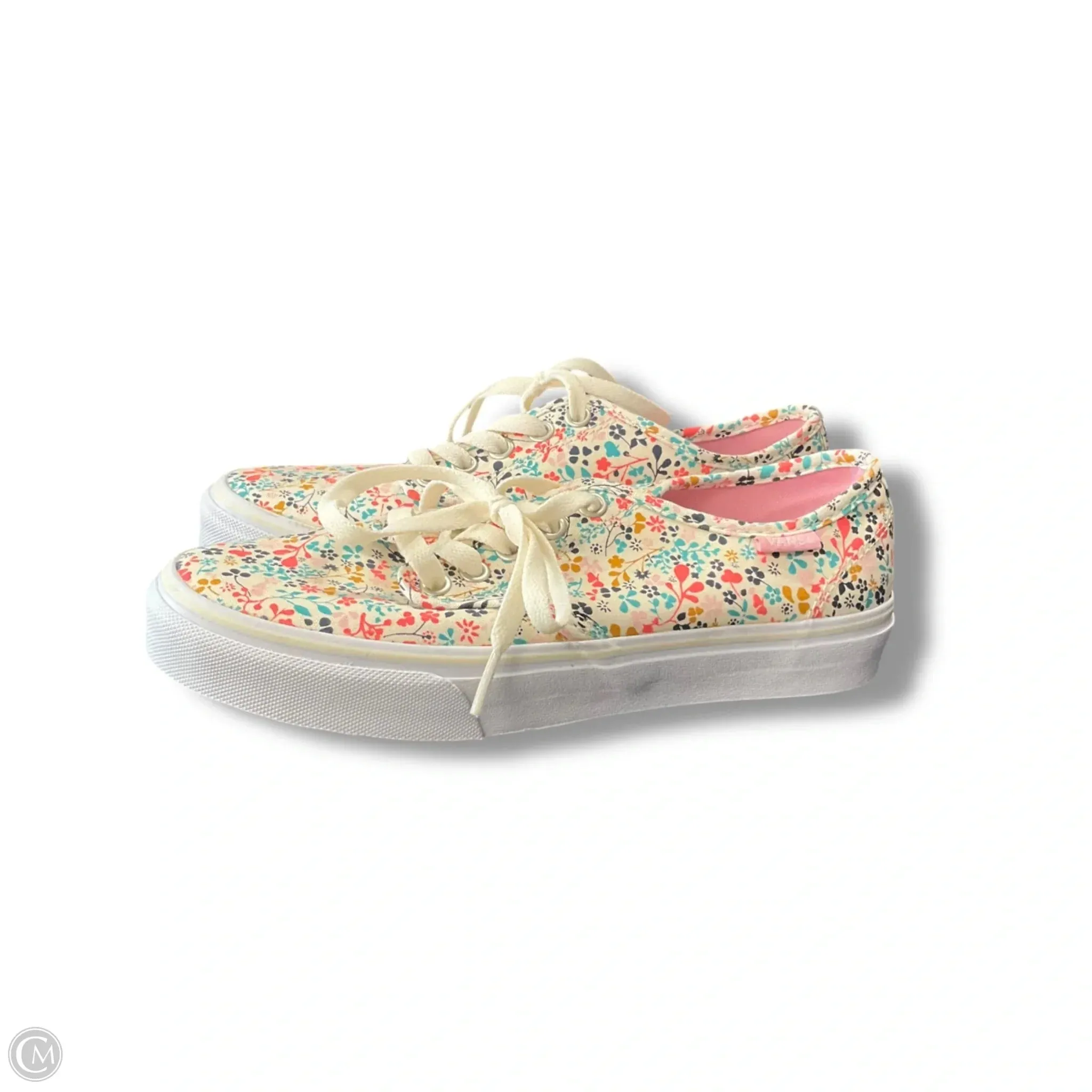 Shoes Sneakers By Vans In Floral Print, Size: 6.5