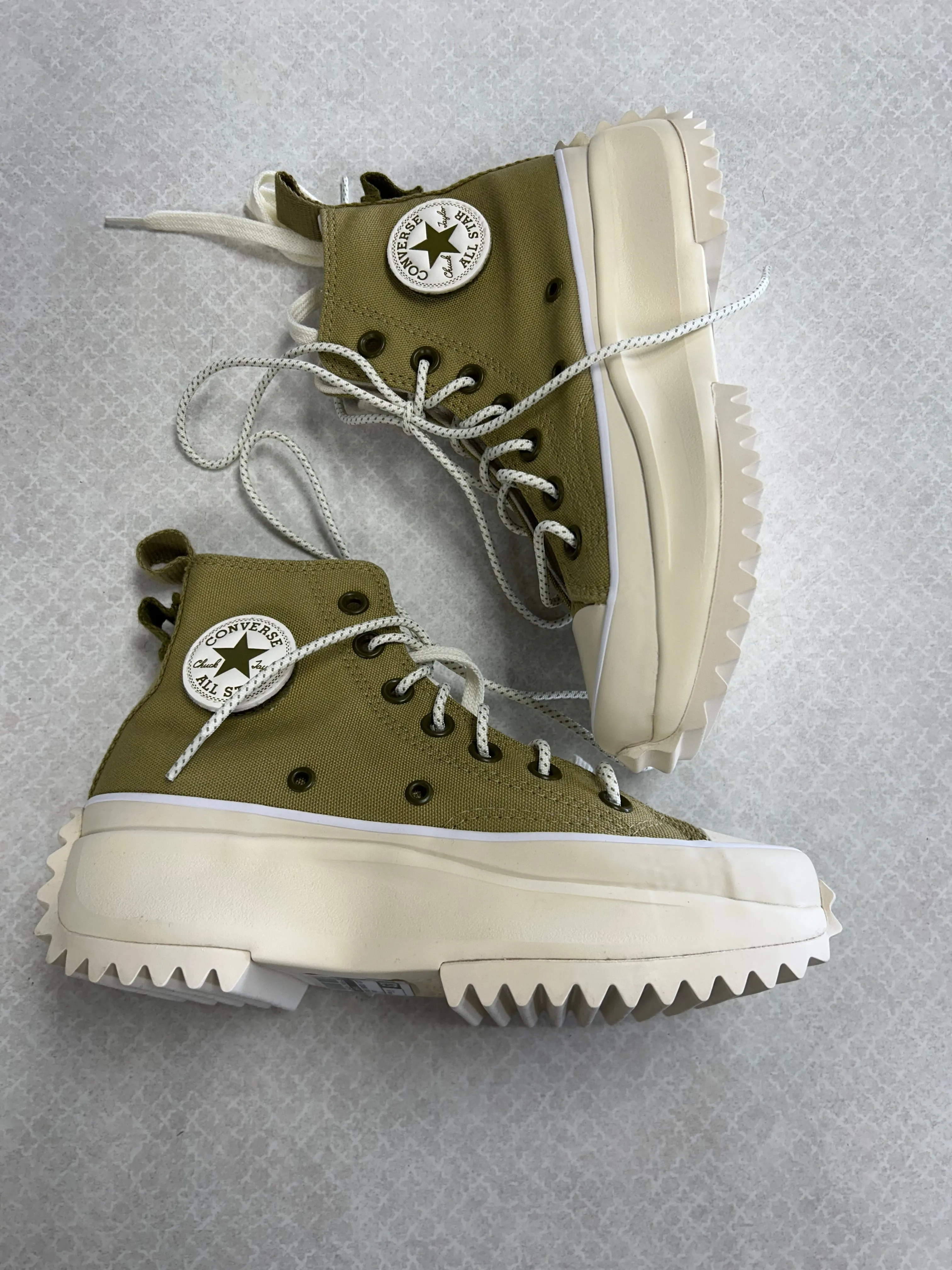 Shoes Sneakers Platform By Converse In Green, Size:5.5
