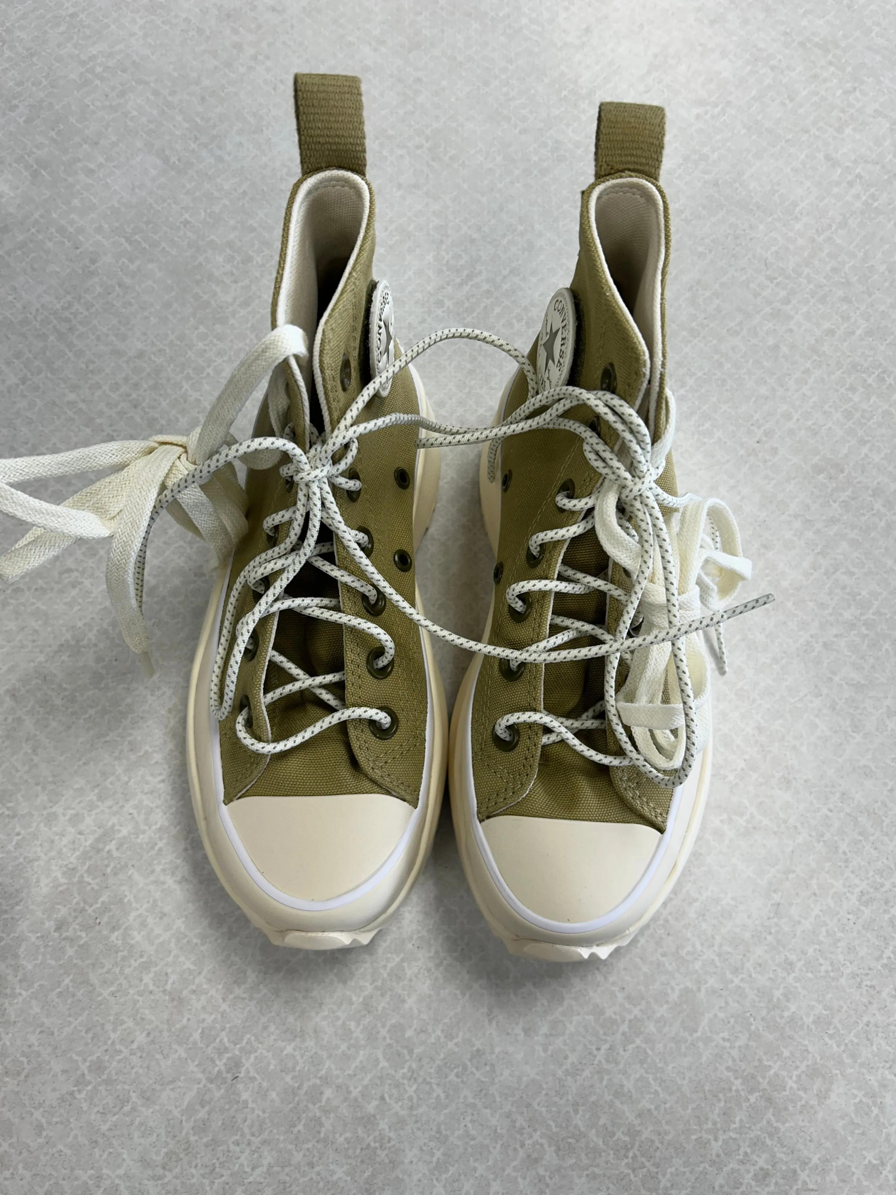 Shoes Sneakers Platform By Converse In Green, Size:5.5