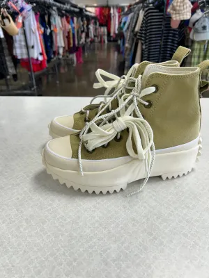 Shoes Sneakers Platform By Converse In Green, Size:5.5