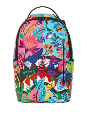 Sprayground Sanctuary Split Flower DLXSV Backpack "Black Multi"
