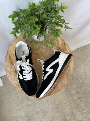 Steve Madden Campo Black White Sneaker