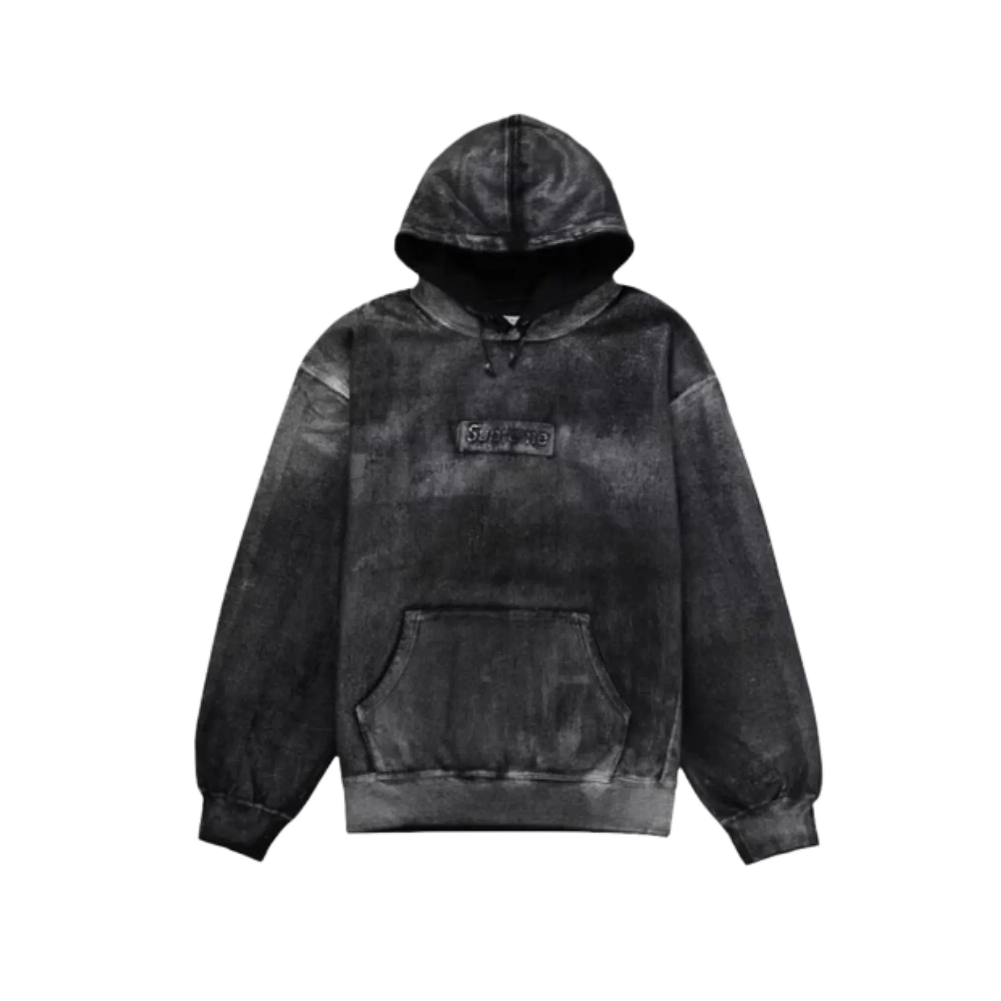 Supreme MM6 Maison Margiela Foil Box Logo Hooded Sweatshirt Black