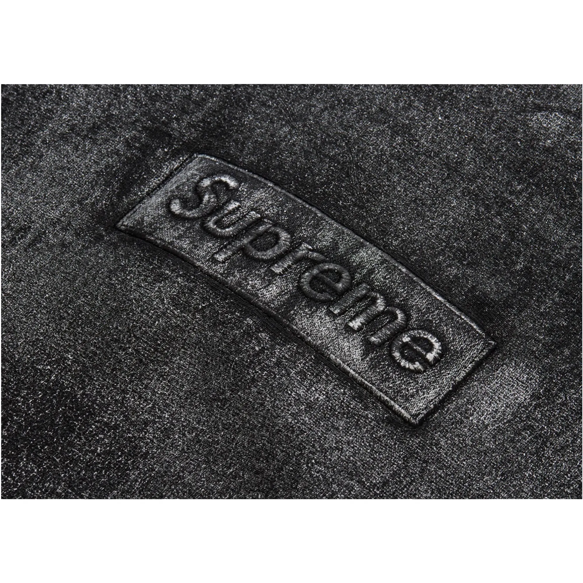 Supreme MM6 Maison Margiela Foil Box Logo Hooded Sweatshirt Black