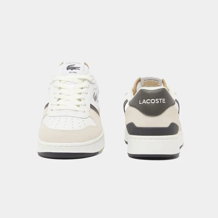 T-Clip Leather and Suede Sneakers