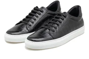 The Smith Low-Top Sneaker - Black Croc
