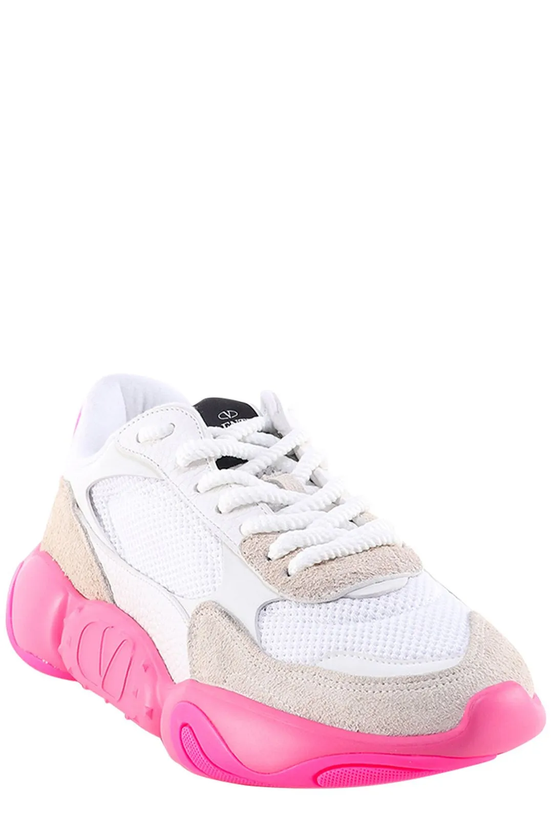Valentino Bubbleback Lace-Up Sneakers