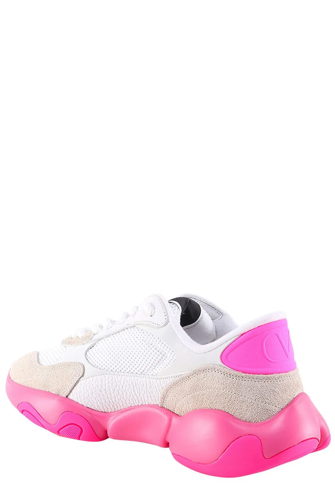 Valentino Bubbleback Lace-Up Sneakers