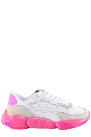 Valentino Bubbleback Lace-Up Sneakers