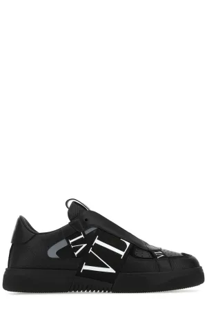 Valentino Logo Tape Detailed Slip-On Sneakers