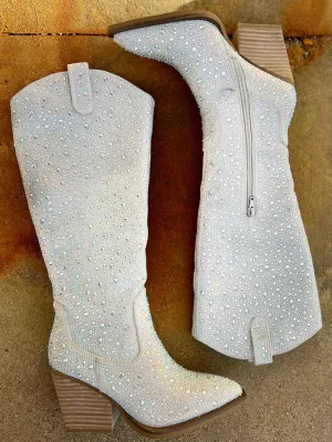 Very G Tall In A Silver Cadillac Boots*