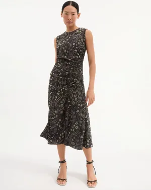 Viviana Dress - Black Multi