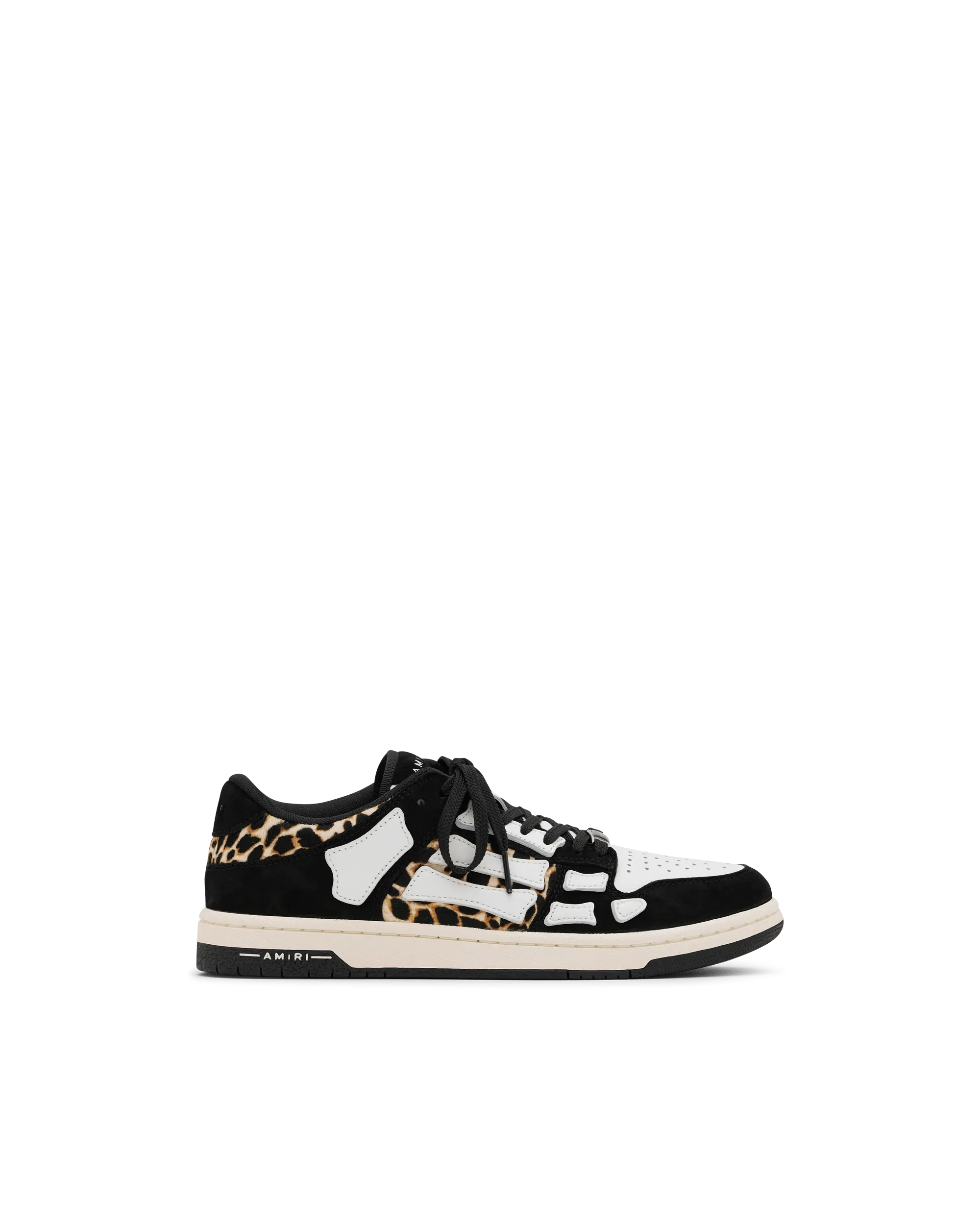 Women Amiri Shoes Leopard Skel Top Sneakers