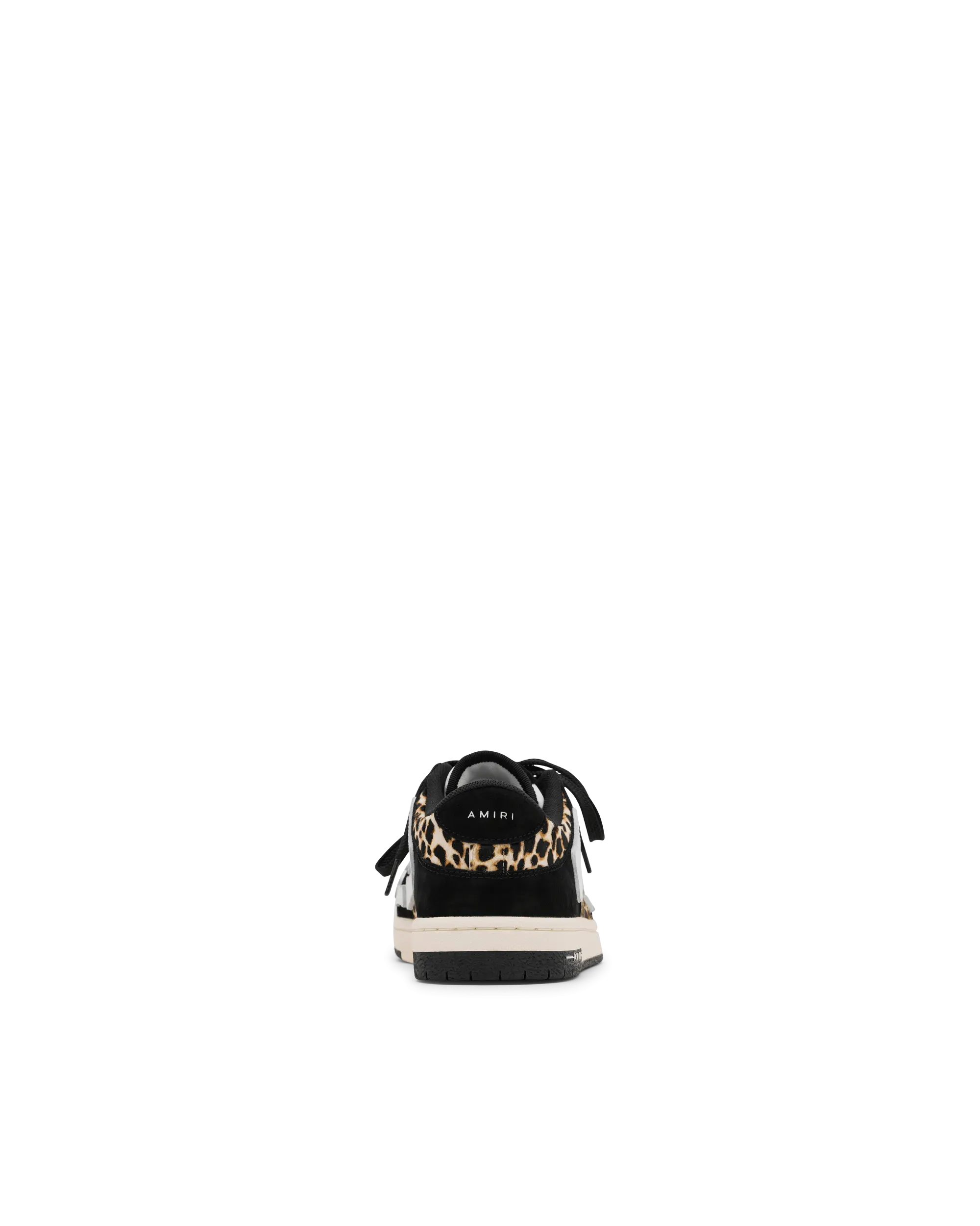 Women Amiri Shoes Leopard Skel Top Sneakers