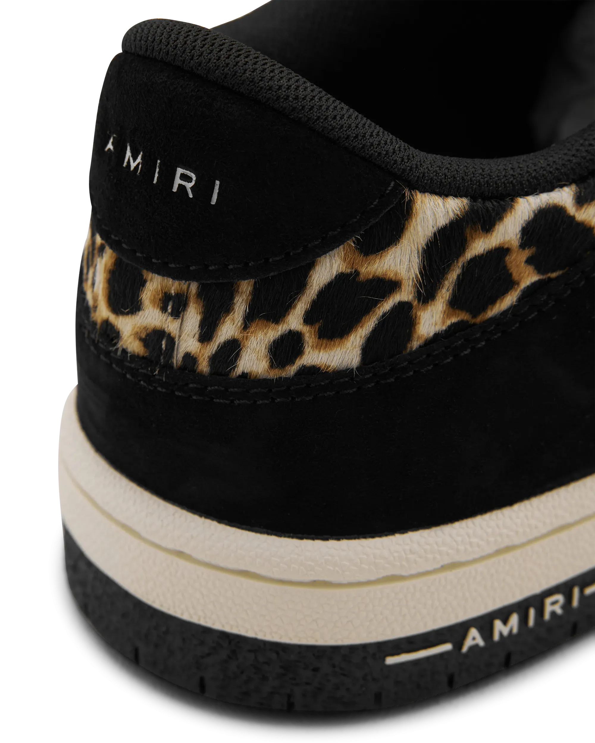 Women Amiri Shoes Leopard Skel Top Sneakers