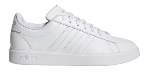 Womens Adidas Grand Court 2.0 Cloud White Gold Metallic