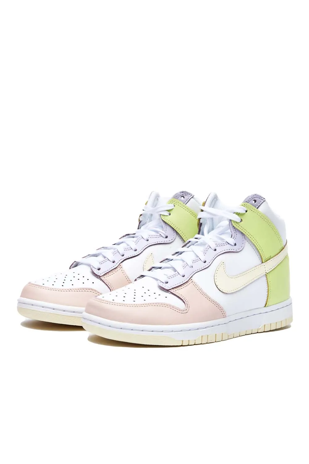 Womens Nike Dunk High 'White/Lemon Twist'